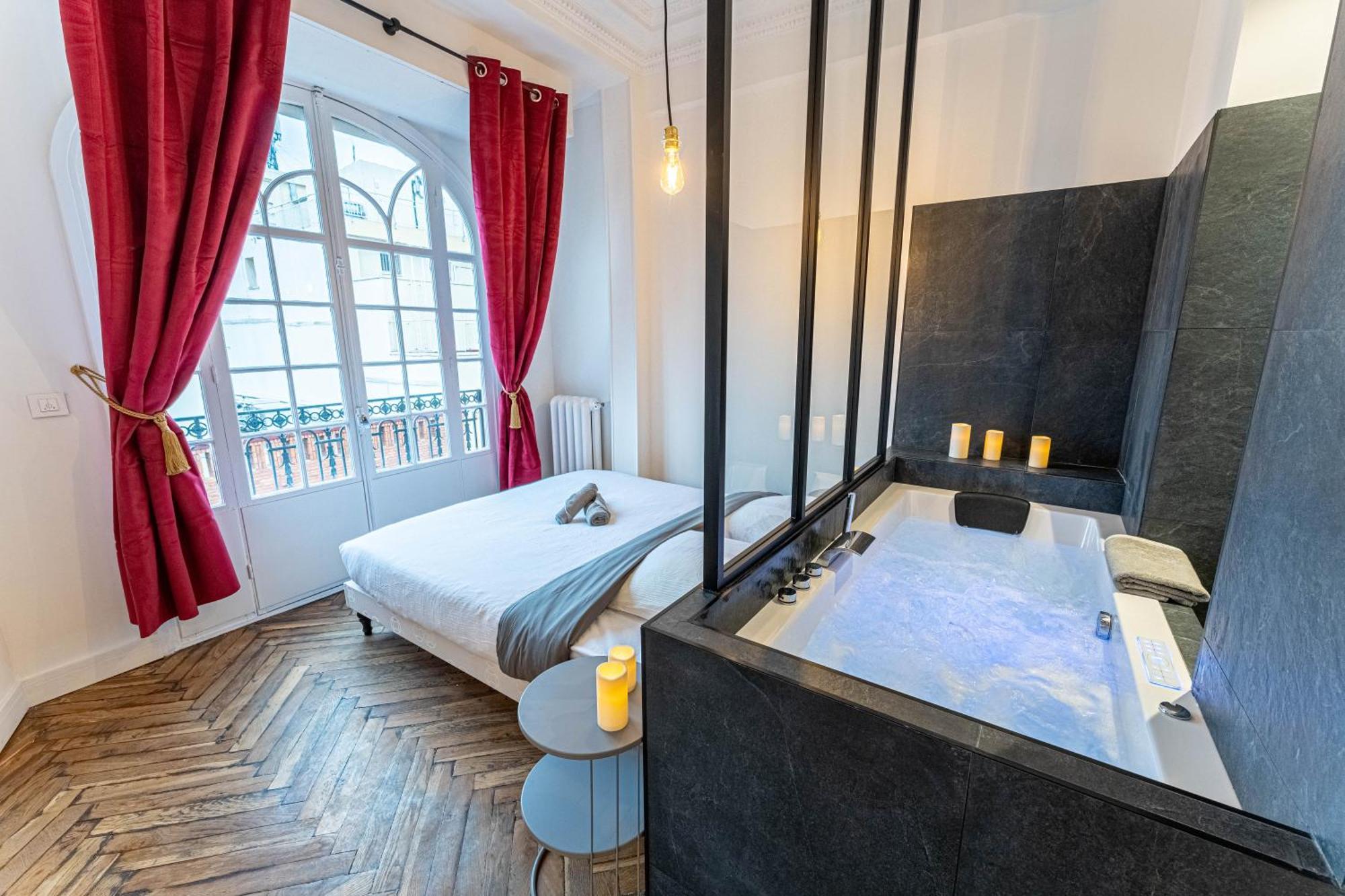 Jacuzzi-Nice Quartier Des Musiciens-Loft מראה חיצוני תמונה